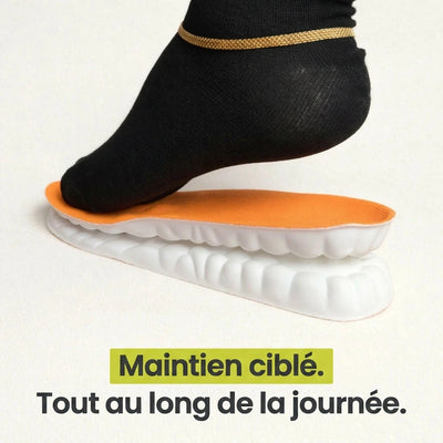 Semelles de soulagement pour douleurs au talon & fasciite plantaire