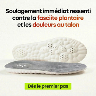 Semelles de soulagement pour douleurs au talon & fasciite plantaire